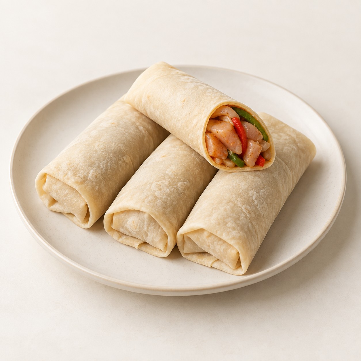 Chicken Fajita Rolls - رولات فاهيتا دجاج