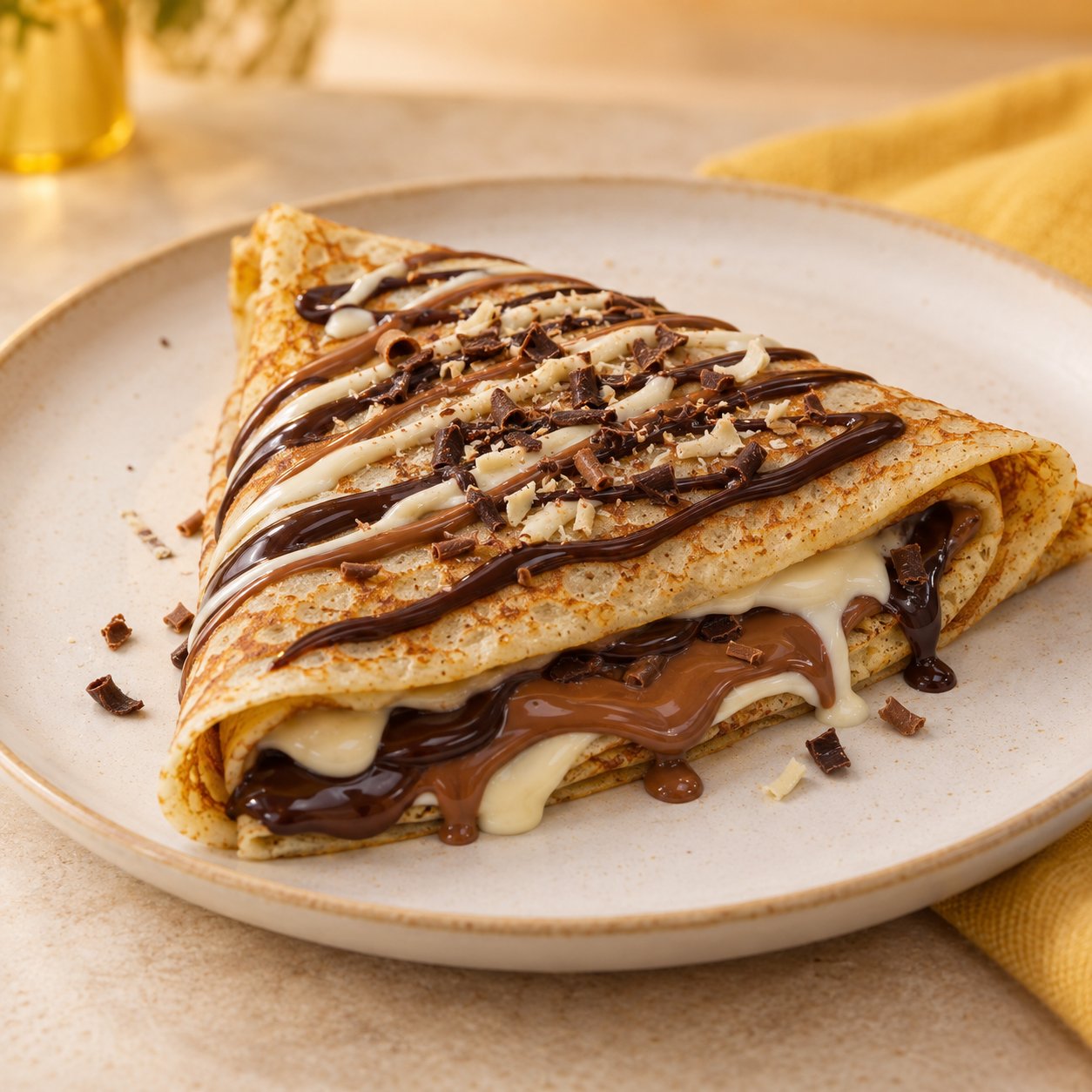 TRIPLE CHOCOLATE Crepe Medium