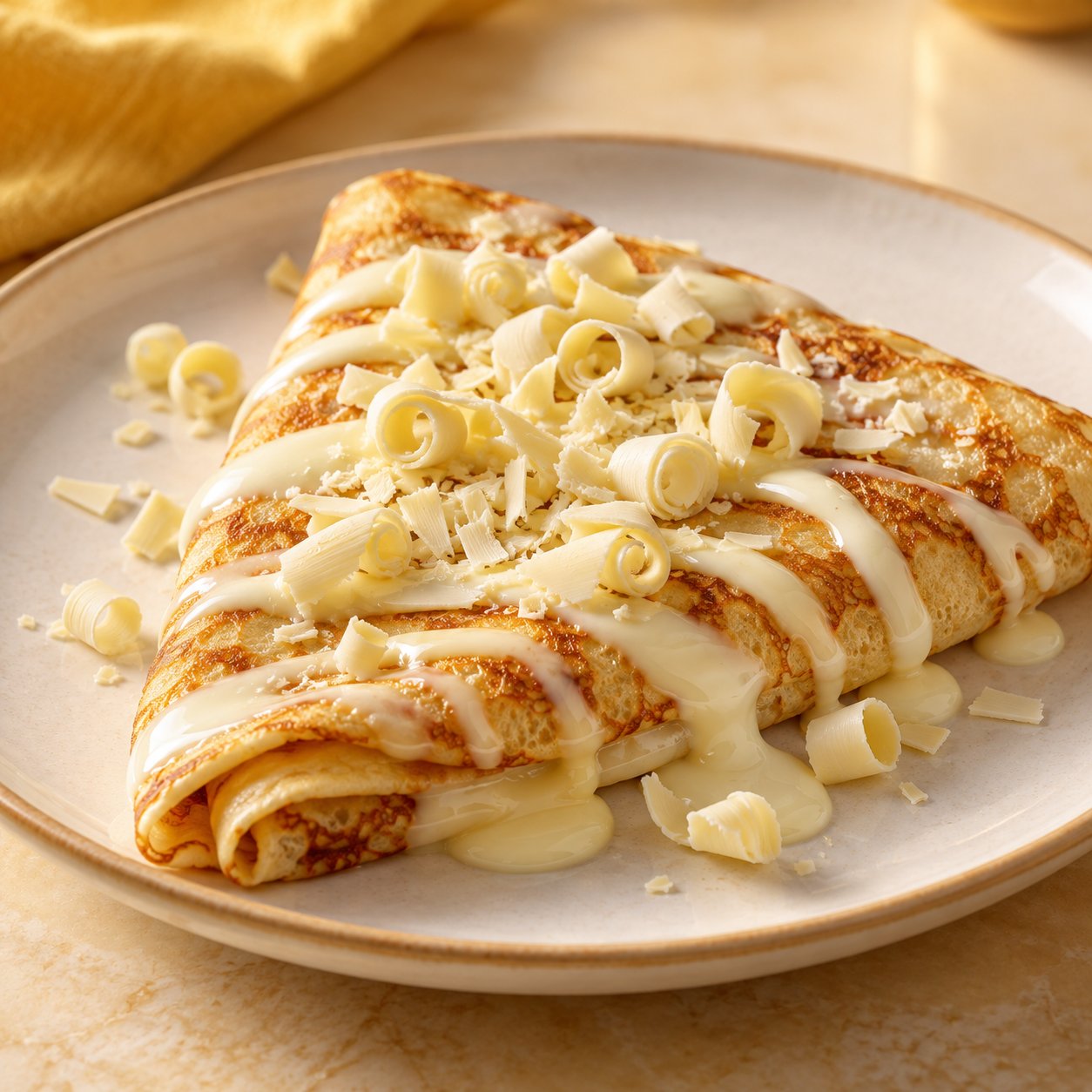 WHITE CHOCOLATE Crepe Large