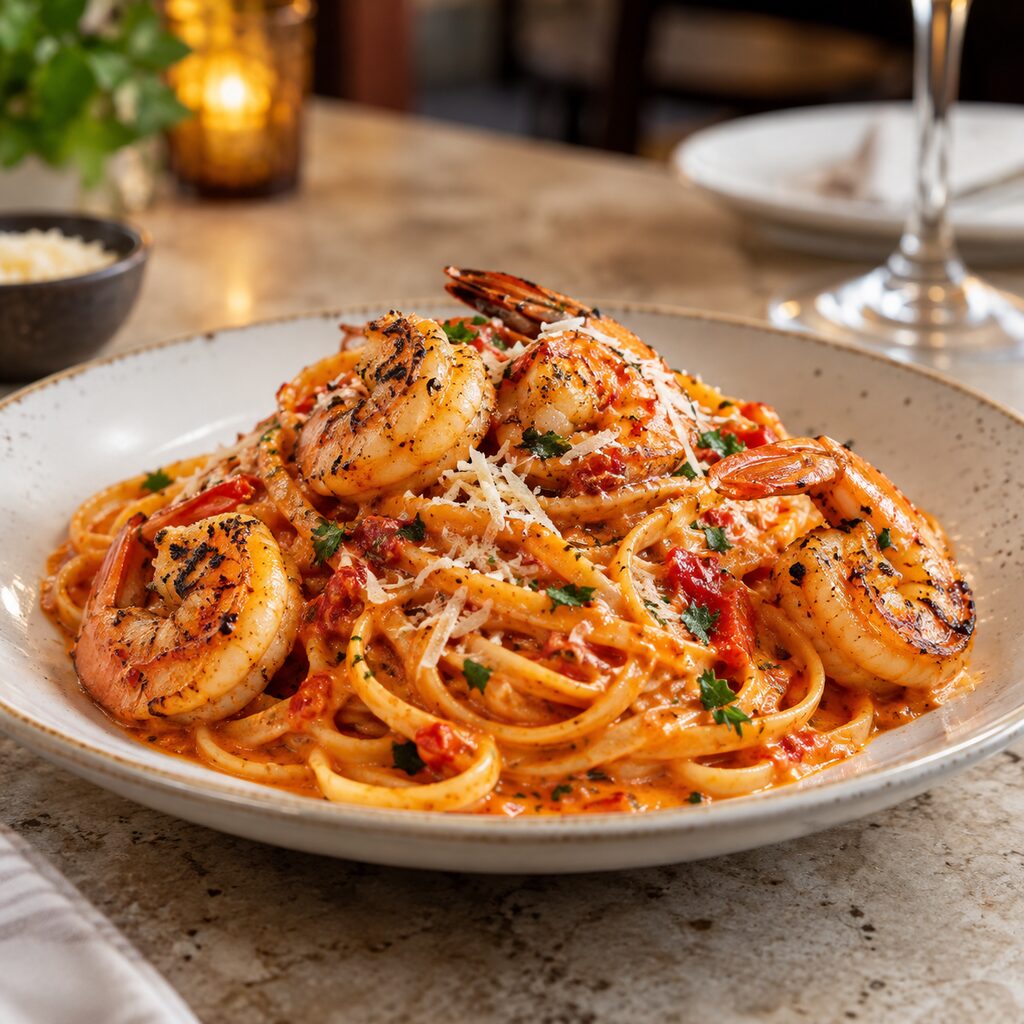 Shrimp Linguine – Small